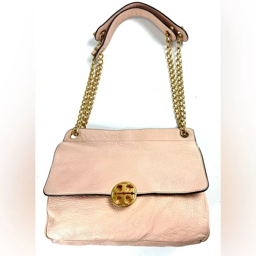 Tory Burch Chelsea Shoulder/Crossbody Pebbled Leather Bag - Picture 8 of 17